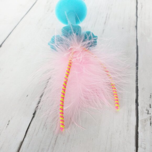 Cat Toys Set of 3 Plush Bird Catnip, Love Bird Silvervine-Catnip, Window Wobbler - Picture 11 of 14